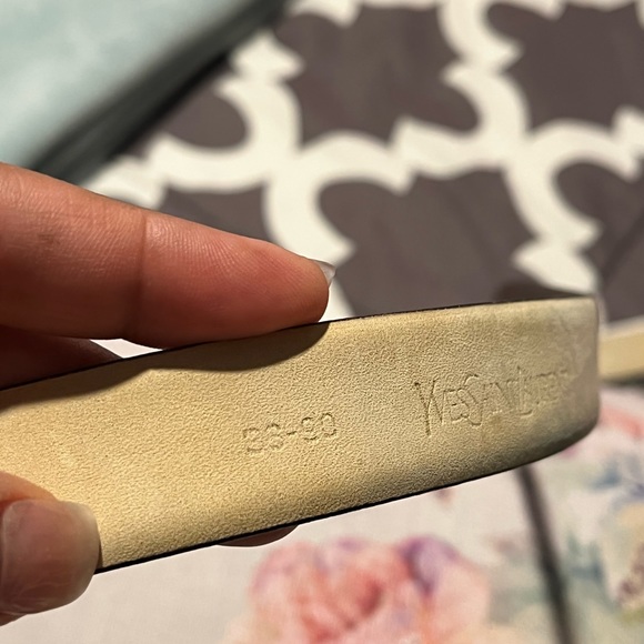 VINTAGE YSL WOMENS BELT SZ 36/90 FITS SZ 10/12 - Picture 9 of 9